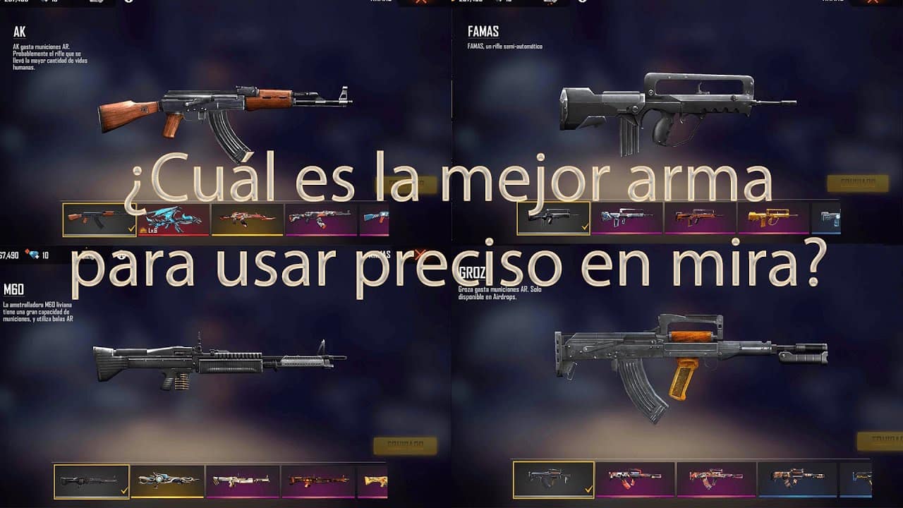 descubre cual es el mejor arma en free fire guia definitiva para arrasar en el juego