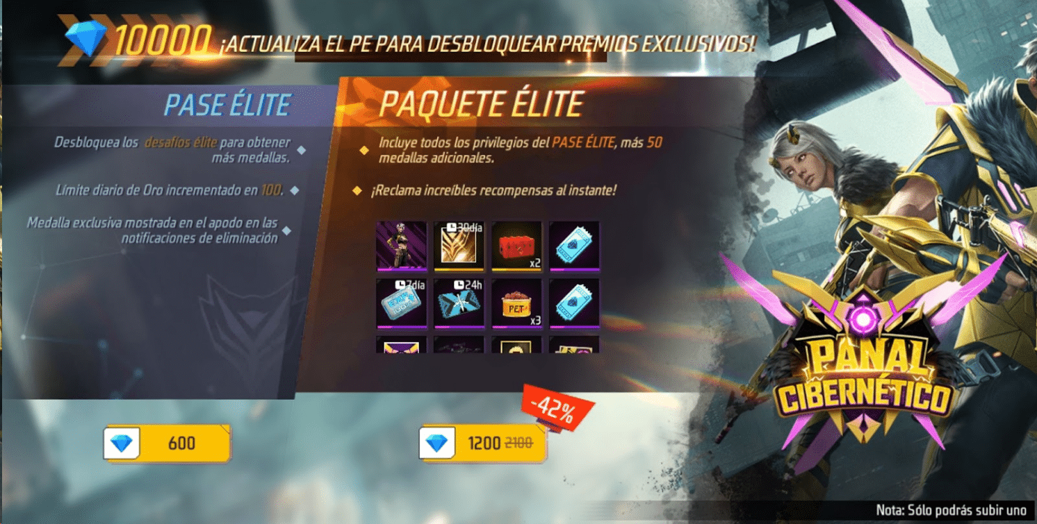 descubre cuantos niveles tiene el pase elite de free fire en ano detalles y recompensas