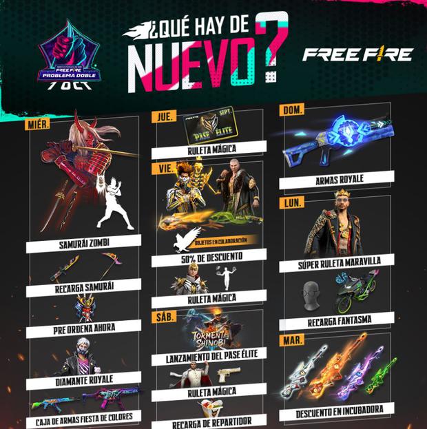 descubre los proximos eventos en free fire que ofrecen diamantes no te los pierdas