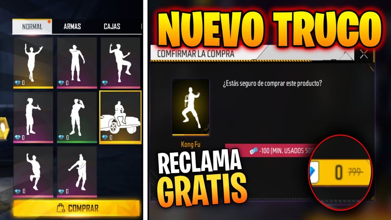 guia definitiva como conseguir emotes gratis en free fire en 2021